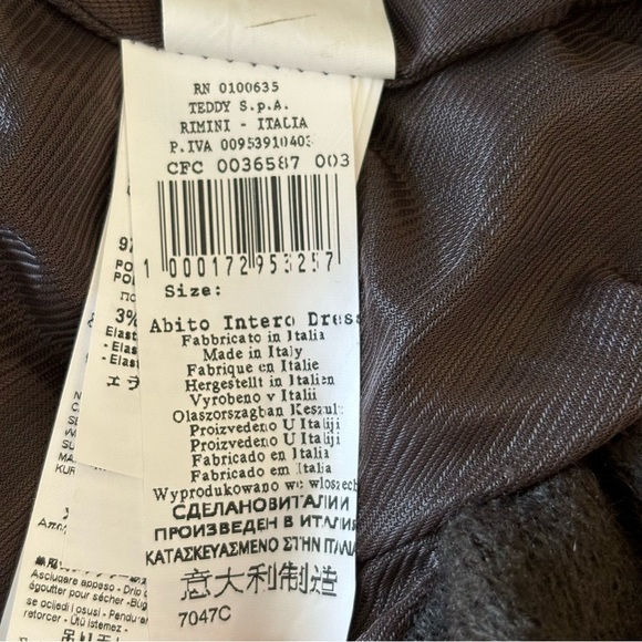 Rinascimento XS Knit Mohair Blend Short Sleeve Bubble Hem Sweater Dress EUC - Picture 8 of 15